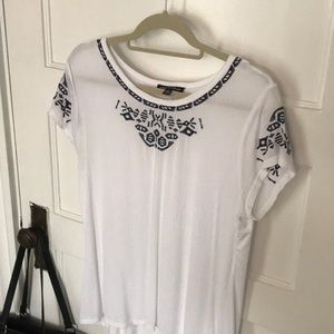Cable & Gauge White Blouse